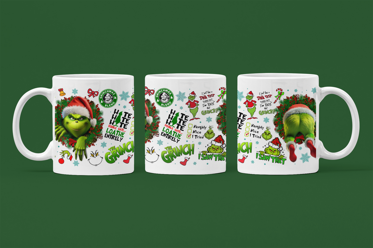 Tasse Grincheux des Fêtes