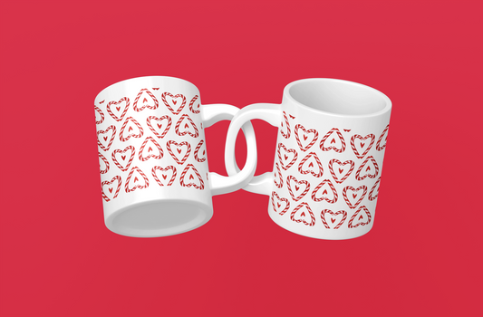 Tasse Cœurs Sucrés des Fêtes